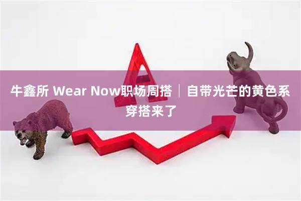 牛鑫所 Wear Now职场周搭│自带光芒的黄色系穿搭来了